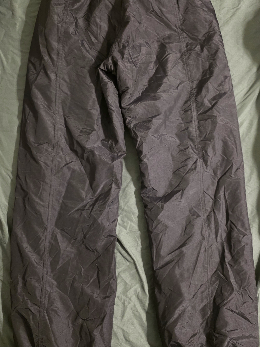 Men's Black Nylon Outdoor Pants